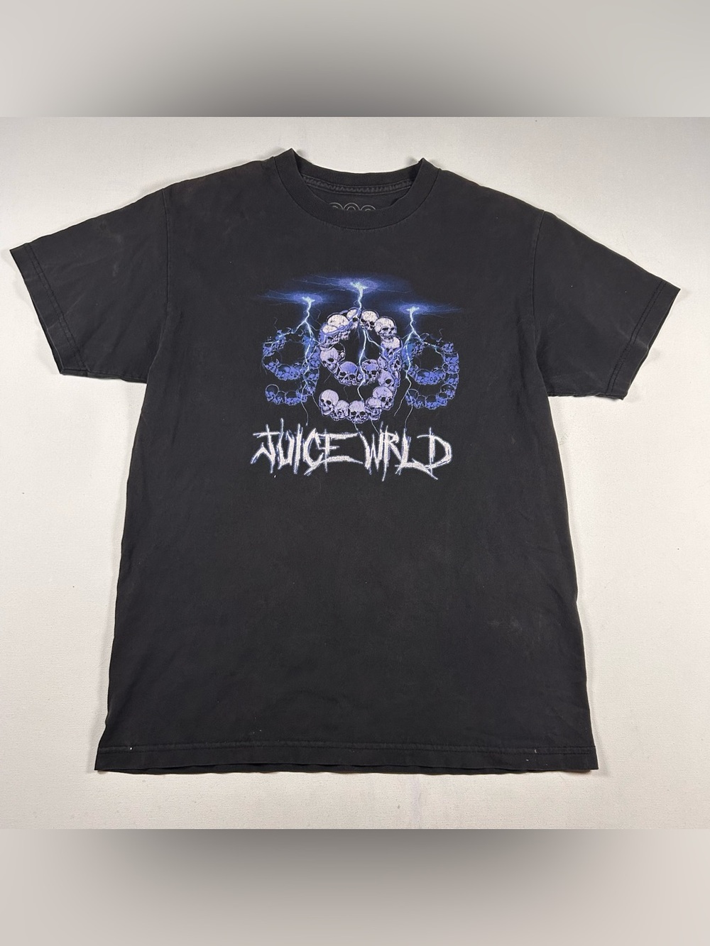 Juice World 999 Crewneck Graphic Tshirt Mens Size Medium Black Hip Hop Rap